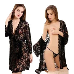 Night Dress Nighty with Panty net Nightgown (2 pc) nightwear